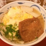 さぬき手打ちうどん 銭形 - とじきつねうどん(650円）