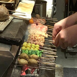 焼鳥 おみ乃 - 紀州備長炭