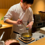 日本料理FUJI - 一番出汁をよそう