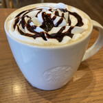 スターバックス・コーヒー - Tトリプルエスプレッソラテ ホイップ＆チョコレートソース追加 550円