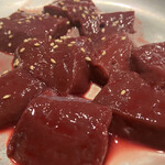 七輪炭火焼肉 味ん味ん - レバー