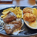 ブロンコビリー - ランチステーキ＆牡蠣フライランチ