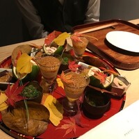 御料理 無窮 - 鮮やかな彩の八寸