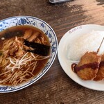 紀の川そば - 料理写真:ぴりっ子ラーメンセット♪