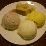 くるるの杜 農村レストラン - 【2012年12月】デザート（アイスなど）。