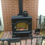 くるるの杜 農村レストラン - 【2012年12月】暖炉。