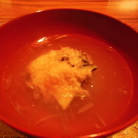 ラ・ボンバンス - 隠岐の島産アワビと胡麻豆腐のお吸い物