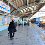 Taishouken - 小田原急行線、祖師ヶ谷大蔵駅に到着