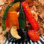 Chabuya Kare Gyo - 素揚げの野菜たち♪
