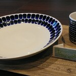 足羽山 ATARASHIYA - 北欧アラビアンブルーの食器