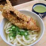 うどん処  しんせい - かけ260円＋ゲソ天200円