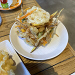 武蔵野うどん 五六 - かき揚げ〜