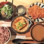 鹿屋アスリート食堂 - 一汁一飯三主菜の選べるバランス定食￥900