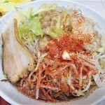 横浜ラーメン - 次郎　小￥850　もやし２袋　ニンニク&唐辛子アリ