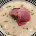 日本橋海鮮丼 つじ半 - 最後は出汁茶漬け