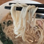 中華そば専門店 丸忠商店 - 麺はこんな感じ