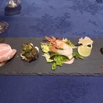 Ginza Itarian Fabizu - 前菜盛合せ