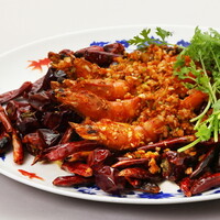 天使の海老のスパイシー串