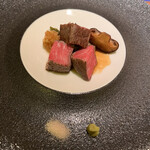 肉割烹 肉かぶく - シャトーブリアンの炭火焼き