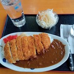 稲庭交流センター 天台の湯 - カツカレー（サラダ付き）