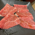 和牛亭 仁 - 仁　特選焼［当日は宮崎牛A5 モモ薄切り］