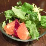 ヴィアート - <'13/01/07撮影>木戸シェフ自慢 本日のスペシャリテ 1000円 のサラダ