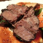 ヴィアート - <'13/01/07撮影>木戸シェフ自慢 本日のスペシャリテ 1000円 の黒毛和牛ホホ肉の赤ワイン煮込み