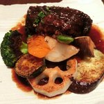 ヴィアート - <'13/01/07撮影>木戸シェフ自慢 本日のスペシャリテ 1000円 の黒毛和牛ホホ肉の赤ワイン煮込み