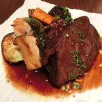 ヴィアート - <'13/01/07撮影>木戸シェフ自慢 本日のスペシャリテ 1000円 の黒毛和牛ホホ肉の赤ワイン煮込み