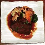 ヴィアート - <'13/01/07撮影>木戸シェフ自慢 本日のスペシャリテ 1000円 の黒毛和牛ホホ肉の赤ワイン煮込み