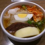 さんか亭 - 【2012年12月】ハーフ＆ハーフランチのハーフ冷麺（通常）。