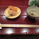 寿修 - ぬる燗のお酒によく合いました。