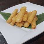 Fried yam, rock salt flavor