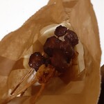 からあげ 鶏好 - 串もの、素揚げ砂ずりとぼんじり