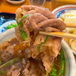 手打うどん かとう - さすが和牛、うますぎです（涙）