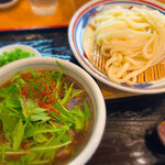 手打うどん かとう - 肉汁つけうどん
                                こちらのうどんは、コシより喉越し