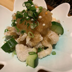 鶫 - 鶏皮ポン酢