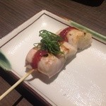 地鶏串焼家 鳥みや - 2013.1.14   ささみ梅じそ¥160