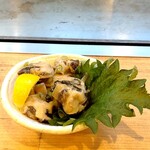 Okonomiyaki Teppanyaki Sharaku - コリコリ！つぶ貝わさび