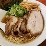 麺屋 六感堂 - 櫻井式 鯵煮干中華そば 肉増し 醤油