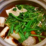 釜飯と和食 旬 - 鴨と仙台芹の小鍋立て