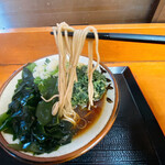 そば処　亀島 - 生麺茹で時間は1分55秒