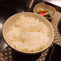 鉄板焼 しろや 銀座亭 - ⚫白飯