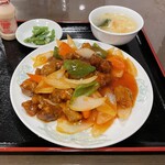 龍宮楼飯店 - 酢豚。美味し。