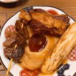 おでん まる米 - 追加　染み染みです。