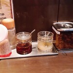 九州麺 本格餃子 清正 - 卓上の調味料類