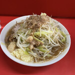 Ramen Jirou - 小ラーメン790円（ニンニクスコシアブラスコシ)