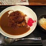 居酒屋あしたも元気 - メンチカツカレー 500円 (22年1月)