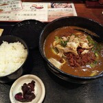 居酒屋あしたも元気 - カレーかすうどん 850円 (21年12月)