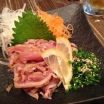 俺の空居酒屋 - 地鶏のたたき  480円
